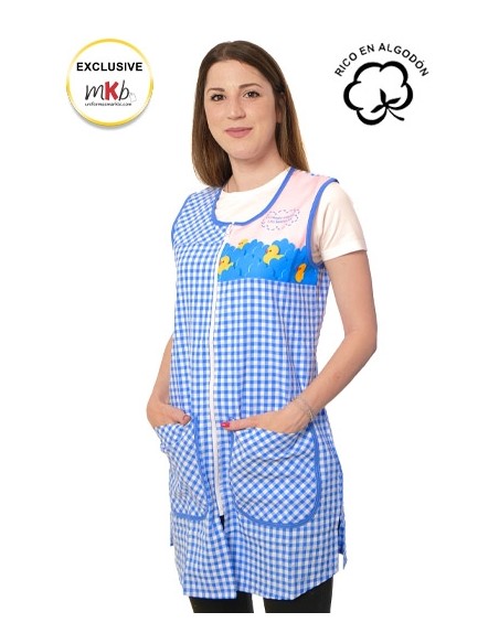 BATA SIN MANGAS MAESTRA PERSONALIZABLE