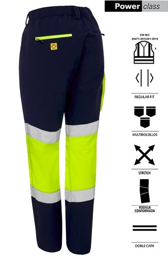 PANTALONE RIFLETTENTE TREKKING REGULAR FIT