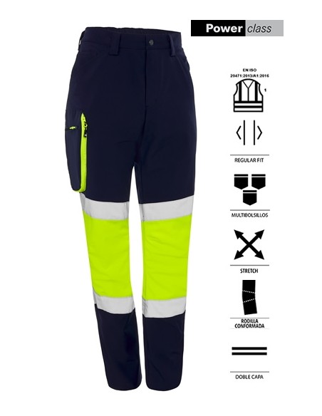 PANTALONE RIFLETTENTE TREKKING REGULAR FIT