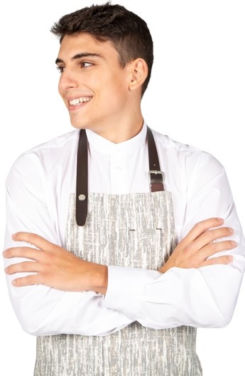 DELANTAL CON PETO MARMOLADO