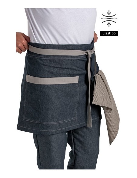 DELANTAL TEJANO TIRA BEIGE