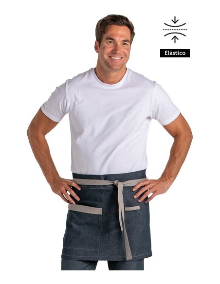 DELANTAL TEJANO TIRA BEIGE