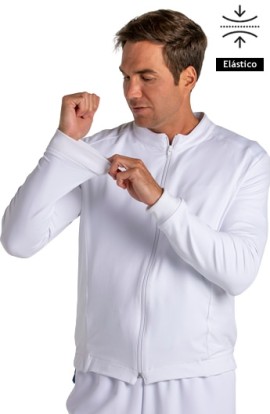 CHAQUETA  PUNTO BLANCA HOMBRE 2