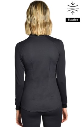 CHAQUETA  PUNTO NEGRA MUJER 2