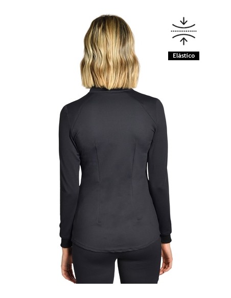 CHAQUETA  PUNTO NEGRA MUJER