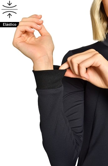 CHAQUETA  PUNTO NEGRA MUJER