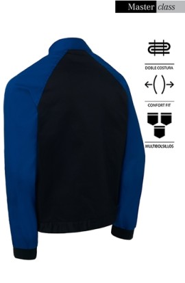CAZADORA NEGRO/ AZUL 2
