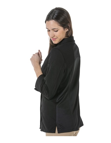 CHAQUETA COCINA NEGRA PREMIUM MUJER