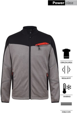 CHAQUETA DOBLE CAPA BICOLOR REGULAR FIT
