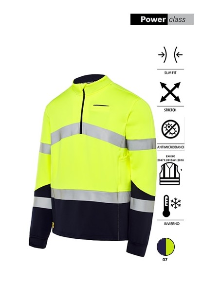 POLO TERMICO ALTA VISIBILITA' SLIM FIT