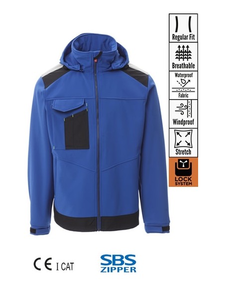 CHAQUETA TRABAJO AZUL REAL