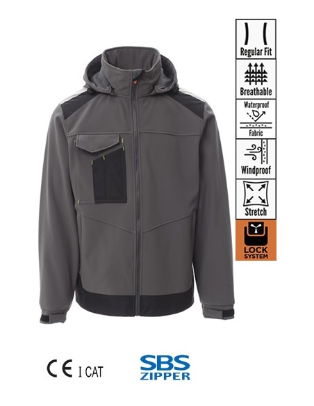 CHAQUETA TRABAJO GRIS