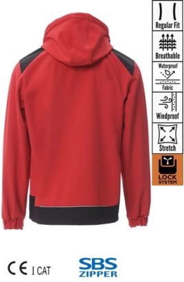 CHAQUETA TRABAJO ROJA 2