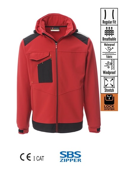CHAQUETA TRABAJO ROJA