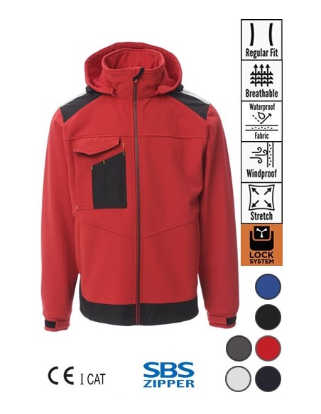 GIACCA DA LAVORO ROSSO