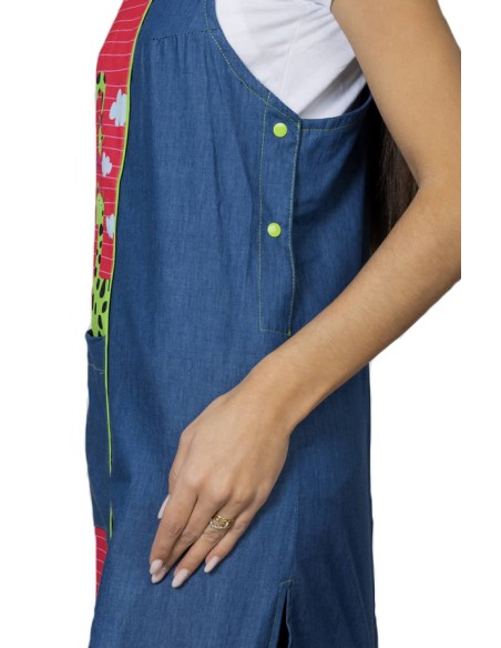 VESTITO INSEGNANTE DENIM GIRAFFE