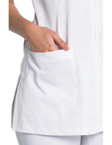 COLLO CASACA ALTO CON ZIP PARZIALE INVISIBILE