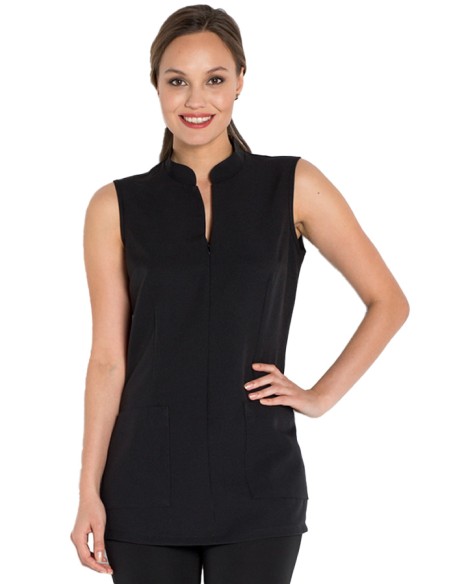 COLLO CASACA ALTO CON ZIP PARZIALE INVISIBILE