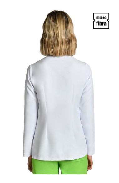 CHAQUETA MUJER M/L MICROFIBRA BLANCA