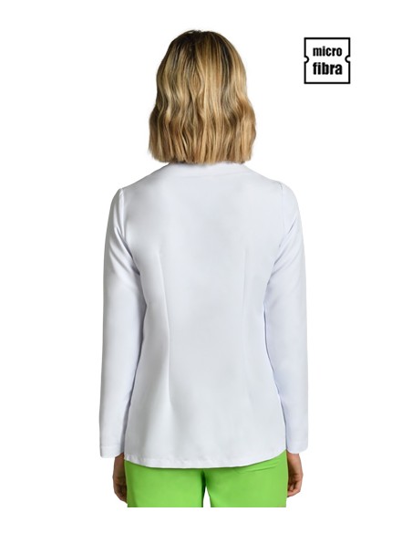 GIACCA DONNA M/L MICROFIBRA BIANCA