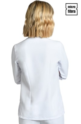 GIACCA DONNA M/L MICROFIBRA BIANCA 2