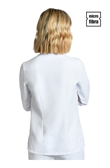 GIACCA DONNA M/L MICROFIBRA BIANCA