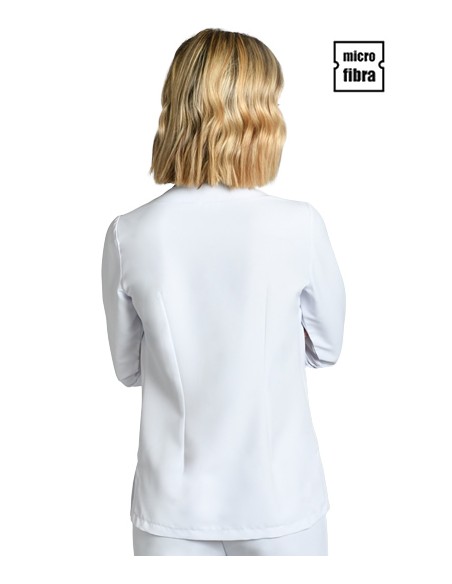 GIACCA DONNA M/L MICROFIBRA BIANCA