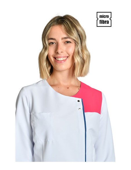 GIACCA DONNA M/L MICROFIBRA BIANCA
