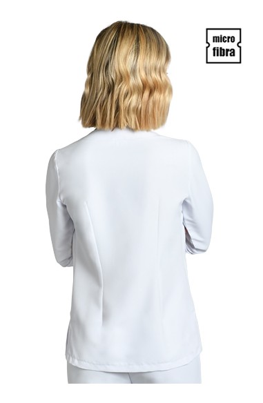 CHAQUETA MUJER M/L MICROFIBRA BLANCA