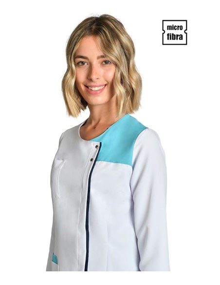 GIACCA DONNA M/L MICROFIBRA BIANCA