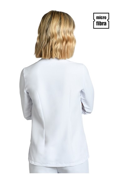 CHAQUETA MUJER M/L MICROFIBRA BLANCA
