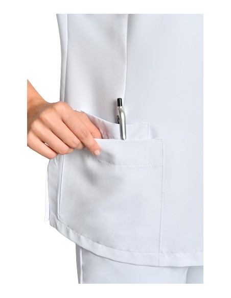 GIACCA DONNA M/L MICROFIBRA BIANCA
