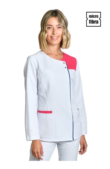 GIACCA DONNA M/L MICROFIBRA BIANCA