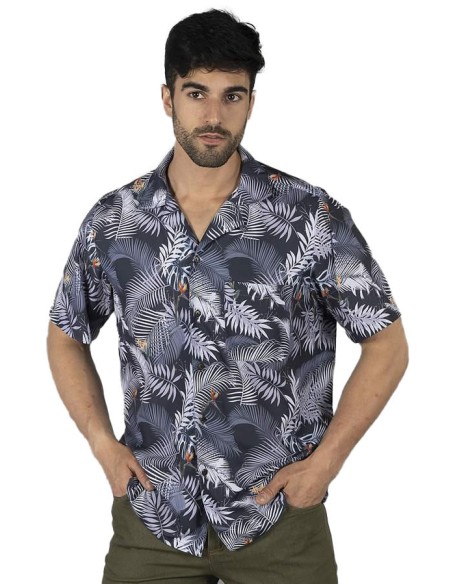 CAMICIA UOMO HAWAI IBISCUS