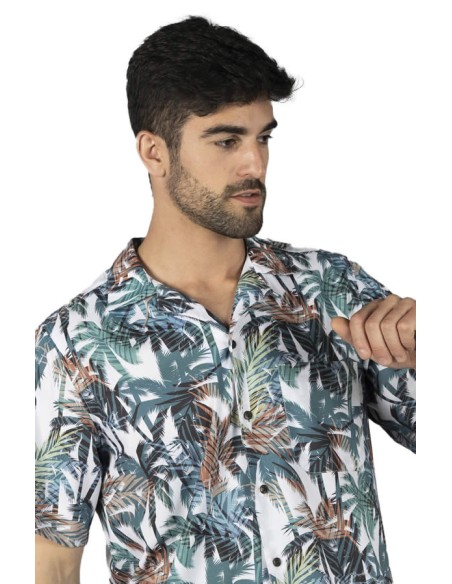 CAMISA HOMBRE HAWAI PALMA
