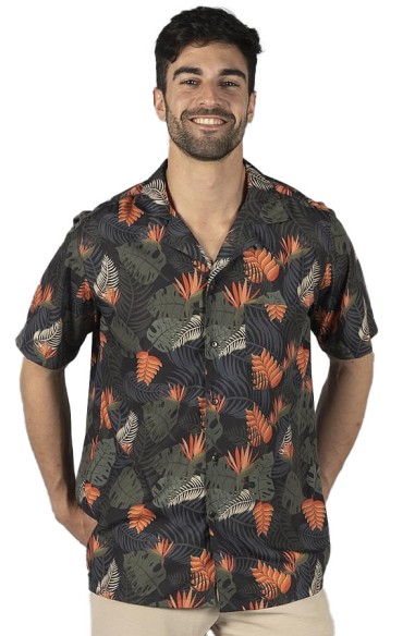 CAMISA HOMBRE HAWAI PARAISO