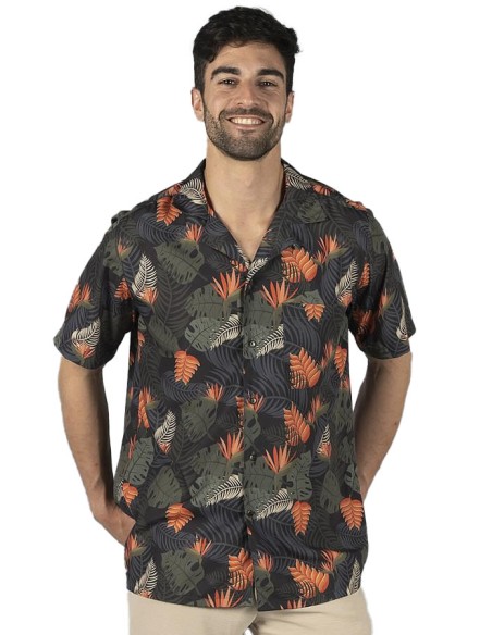 CAMISA HOMBRE HAWAI PARAISO