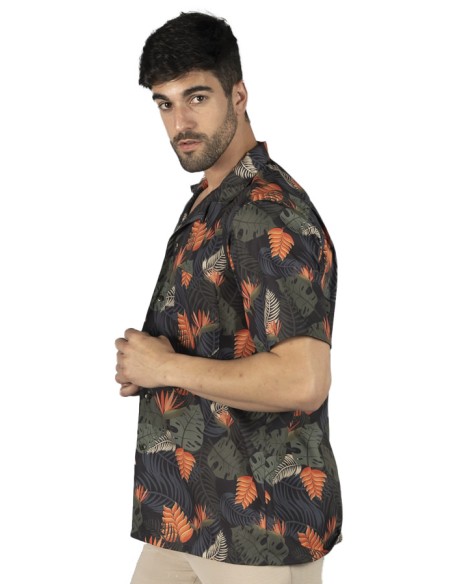 CAMISA HOMBRE HAWAI PARAISO