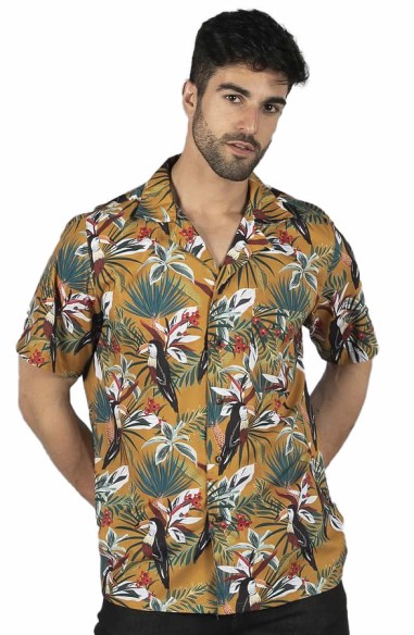 CAMICIA UOMO HAWAI TOUCAN