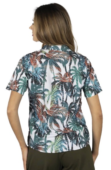 CAMISA MUJER HAWAI PALMA