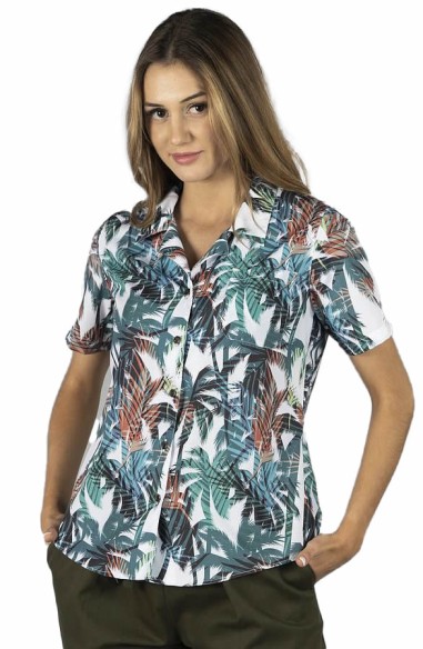 CAMICIA DONNA HAWAI PALMA