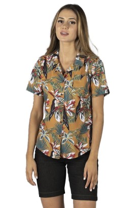 CAMICIA DONNA HAWAI TOUCAN