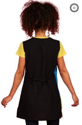BATA MAESTRA SIN MANGAS CAMALEON NEGRA 2