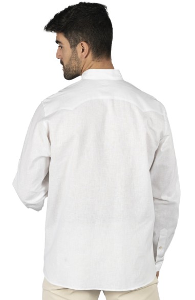 CAMISA LINO CUELLO MAO HOMBRE BORNEO