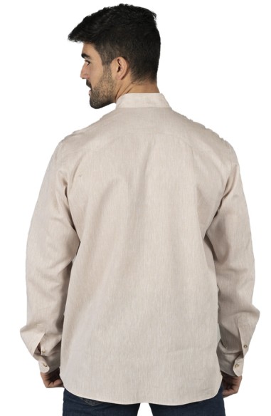 CAMISA LINO CUELLO MAO HOMBRE BORNEO