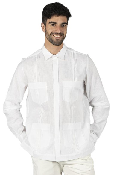 CAMICIA LINO COLLO MAO UOMO BORNEO