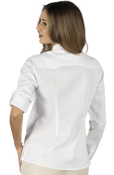 CAMISA LINO CUELLO MAO MUJER ISABELA