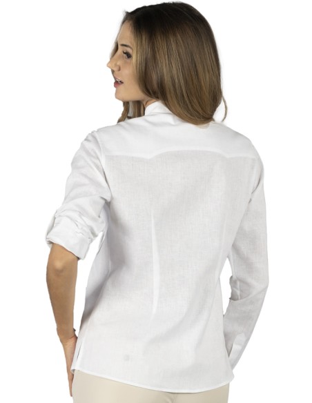 CAMISA LINO CUELLO MAO MUJER ISABELA