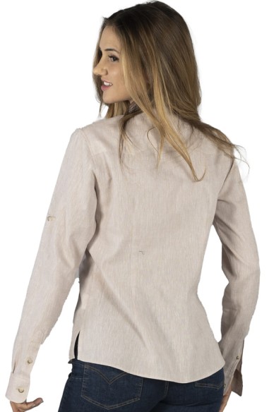 CAMICIA LINO COLLO MAO DONNA ISABELA