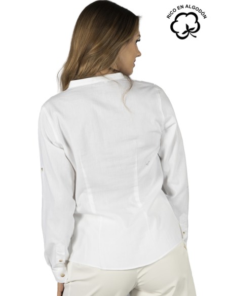 BLUSA CUELLO MAO MUJER LANAY